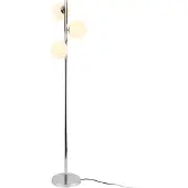 Lux.pro Staande lamp Gent vloerlamp 154 cm chroom en wit 3xE14