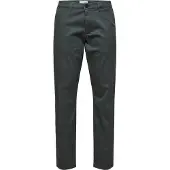 Selected Chino 'SLHMiles Flex' donkergrijs