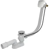 Kielle - Badafvoer en vul overloopcombinatie, lengte 570 mm, chroom 11601030