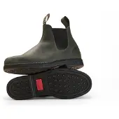 ROSSI BOOTS Rossi 607 Booma Moss Olijfgroene Leren Chelsea Boots