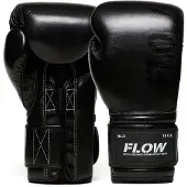 Flow - Challenge Bokshandschoenen - Echt Leer - Zwart 12 oz