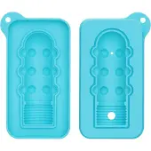Lovetoy - Siliconen IJsblokjesvorm - Mini Penis - Blauw