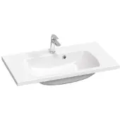 Ravak Classic II - Wastafel 800x450x158 mm, met overloop, kraangat, wit XJX01180000