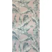 UGEPA Roze Behang met Groene Palmbladeren L84403 | Tropisch Vliesbehang
