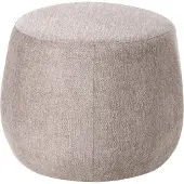 Beliani ASHTON - Poef - Taupe - Polyester