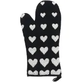 Bunzlau Castle Hearts ovenwant 20x37 Black