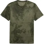 Puma Tad Essentials Aop Short Sleeve T-shirt Groen M Man