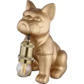 Globo Tafellampje Dogo hond goud