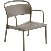 Muuto Linear Steel Lounge Armchair Loungestoel Taupe