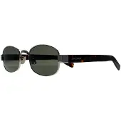 Yves Saint Laurent SL 706 002 zilver havana grijs zonnebril