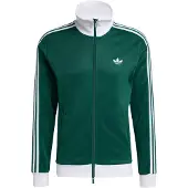 Adidas Originals Sweatvest 'Classic' donkergroen / wit
