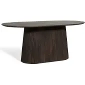 Fonq Grand Eettafel Donkerbruin Mangohout - 200 x 100 cm