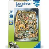 Ravensburger puzzel Dieren collage - Legpuzzel - 100 XXL stukjes
