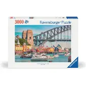 Ravensburger puzzel Secret Sydney 3000 stukjes volwassenen landschap.