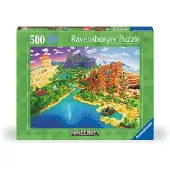 Ravensburger World of Minecraft Puzzel (500 stukjes)