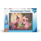 Ravensburger puzzel Enchanting Library Karton Puzzel