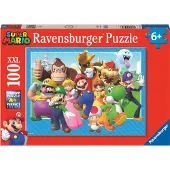 Ravensburger puzzel Let's-a-go ! Super Mario - Legpuzzel - 100 XXL stukjes