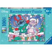 Ravensburger Puzzel Disney Stitch Christmas 100st Karton Puzzel