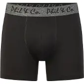 Phil&Co. Boxershorts grijs / zwart