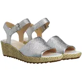 Clarks Kamara Sun Dames Zilveren Wedges