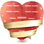MYC Paris Surprise Heart Adventskalender - 14 Juwelen - Goud en Kristal