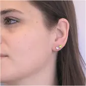 MYC Paris Geboortesteen Oorbellen - Oostenrijks Kristal