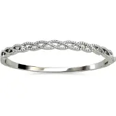 MYC Paris Gevlochten armbanden - Zilver en kristal