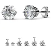 MYC Paris Solitaire S Oorbellen - Zilver en Kristal