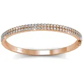 MYC Paris Glamour armbanden - Roségoud en kristal