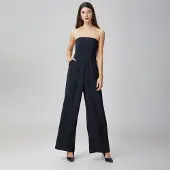 Smart & Joy Minimalistische bustier jumpsuit