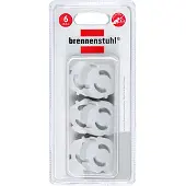 Brennenstuhl Stopcontact beschermer | (Type F, Kunststof, 6 stuks)
