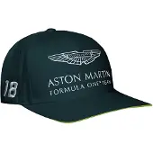 Aston Martin F1 Officiële Coureur Lance Stroll Heren Groene Pet