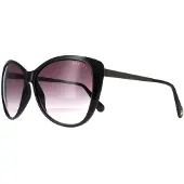 Radley Gwyneth 104 glanzend zwart paarse zonnebril