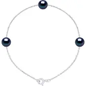ATELIERS SAINT GERMAIN Armband 3 Echte Cultiveerde Zoetwaterparels Rond 7-8 mm