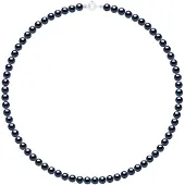 ATELIERS SAINT GERMAIN Ketting van Echte Gecultiveerde Zoetwaterparegels Ronde 5-6 mm