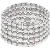 ATELIERS SAINT GERMAIN Armband 5 Rijen Echte Zoetwaterperlen - 4 mm