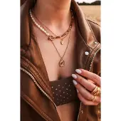 Label Kiki K.sk.214.1 gold rush necklace