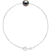 ATELIERS SAINT GERMAIN Armband met Echte Cultuur Tahiti Parel Rond 8-9 mm