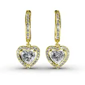 MYC Paris Only Love Oorbellen - Goud en Kristal