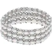 ATELIERS SAINT GERMAIN Armband 3 Rijen Echte Zoetwaterparels - 4 mm