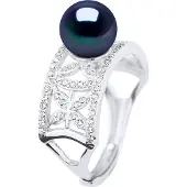 ATELIERS SAINT GERMAIN Ring Sieraden - Echte Gecultiveerde Zoetwaterparel Rond 8-9 mm