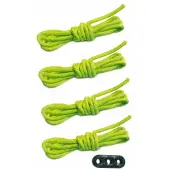 Boni-Shop® Scheerlijnen Set, 4x Tent Scheerlijnen 3m, Reflecterend, met Spanners