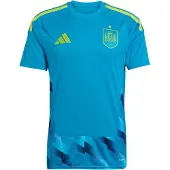 Adidas Tricot 'Spain 26 Home Goalkeeper' blauw / donkerblauw / citroen