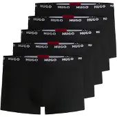 HUGO Boxershorts zwart / wit