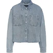 Noisy May Blouse 'NMAlva' blauw denim