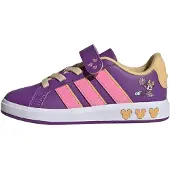 Adidas Sportschoen 'Disney Minnie Mouse Grand Court' goudgeel / braam / pink