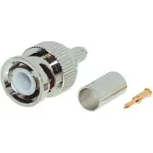 Shiverpeaks BNC (m) krimp connector voor RG58 kabel - 50 Ohm / recht