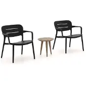 Forza furniture + 10% kassakorting | Forza Pazzia/ROUGH-K balkonset 3-delig