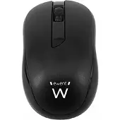 Ewent EW3223 muis RF Draadloos Optisch 1000 DPI Ambidextrous Zwart