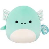 Jazwares - Medium Plush 30cm Anastasia - Teal Axolotl W/Silver Gills